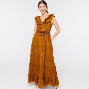 Never Been Worn Mustard Maxi Dress w/ Braided Belt